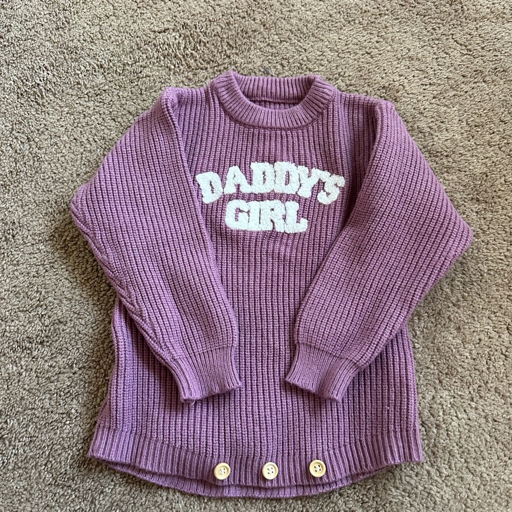 BabyGirl sweater onesie